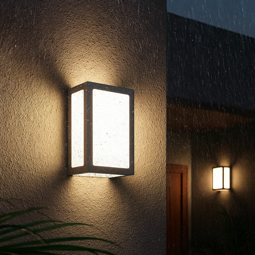 arandela renderizado chuva